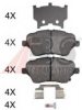 FORD 1765066 Brake Pad Set, disc brake